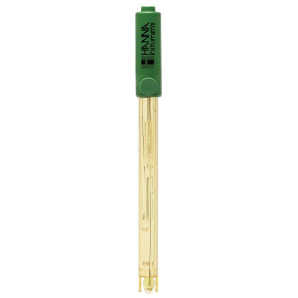 Electrodo de pH rellenable con cuerpo de PEI y conector DIN HANNA HI1332D