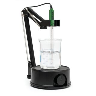 Mini agitador magnético compacto con soporte de electrodo, color amarillo (115V) HANNA HI181A-1