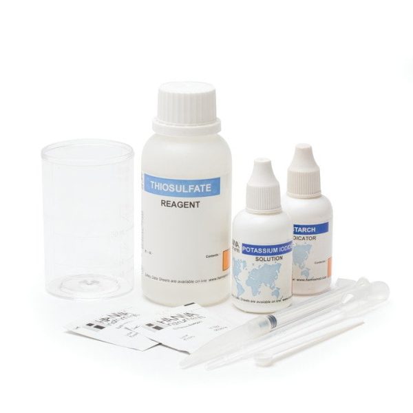 Kit químico de pruebas para intervalo amplio de cloro total HANNA HI38023