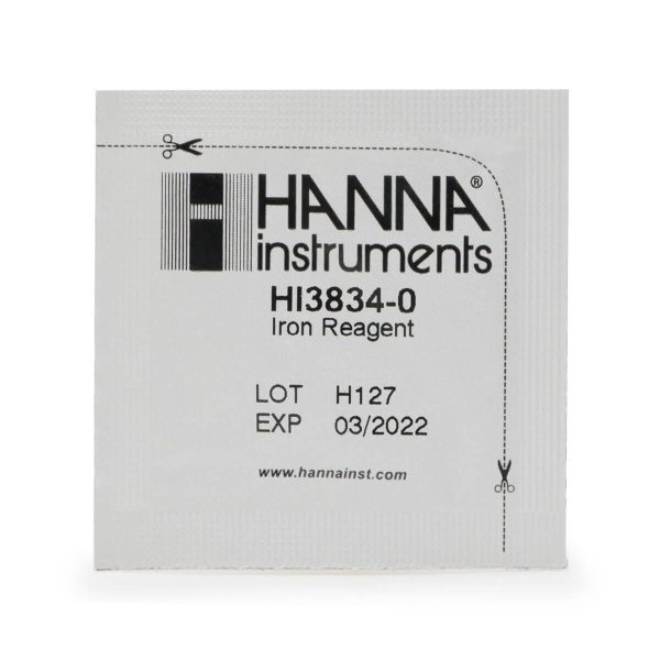 Reactivos de reemplazo para el kit de prueba de hierro (100 pruebas) HANNA HI38039-100