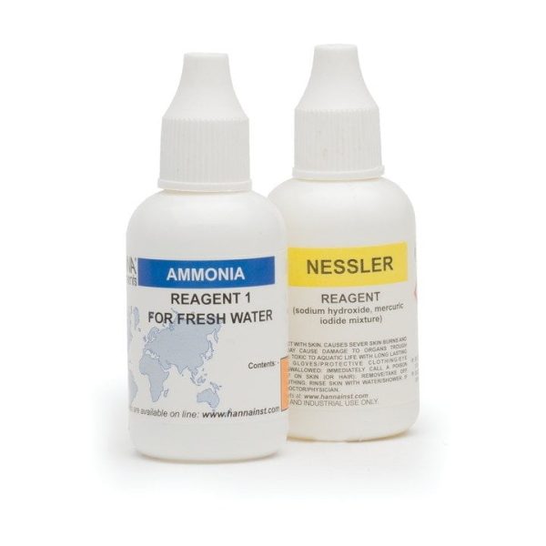 Reactivos de repuesto para test kit de amoniaco (100 pruebas) HANNA HI38049-100
