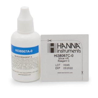 Reactivos de repuesto para test kit de sílice (100 pruebas) HANNA HI38067-100