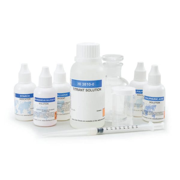 Kit químico de pruebas para oxígeno disuelto HANNA HI3810