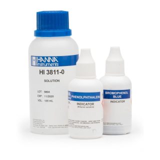 Reactivos de repuesto para test kit de alcalinidad (110 pruebas) HANNA HI3811-100