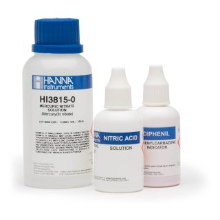 Reactivos de repuesto para test kit de cloruro (110 pruebas) HANNA HI3815-100