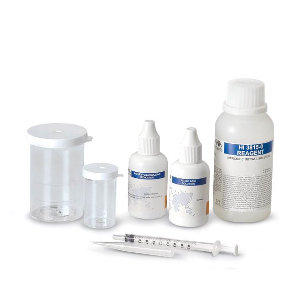 Kit de prueba química para cloruro HANNA HI3815