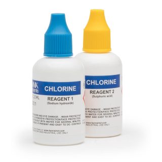 Reactivos de repuesto para el kit químico de pruebas para cloro libre (50 pruebas) HANNA HI3831F-050