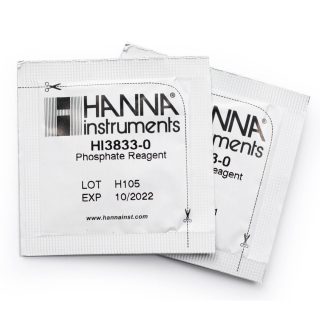 Reactivos de repuesto para el kit químico de pruebas para fosfato (50 pruebas) HANNA HI3833-050