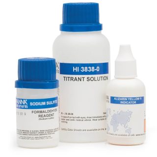 Reactivos de repuesto para el kit químico de pruebas para formaldehído (110 pruebas) HANNA HI3838-100