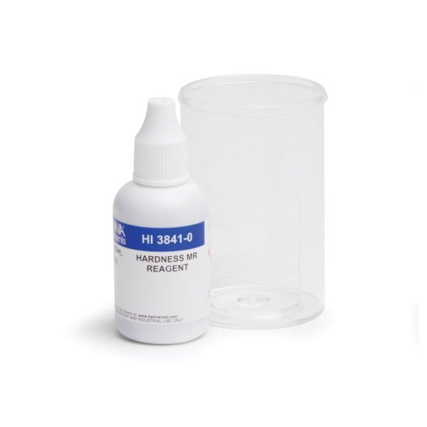 Kit químico de pruebas para dureza total intervalo medio (40-500 mg/L) HANNA HI3841
