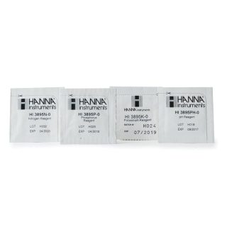 Reactivos de repuesto para el kit químico de pruebas NPK para suelo (40 pruebas) HANNA HI3895-010