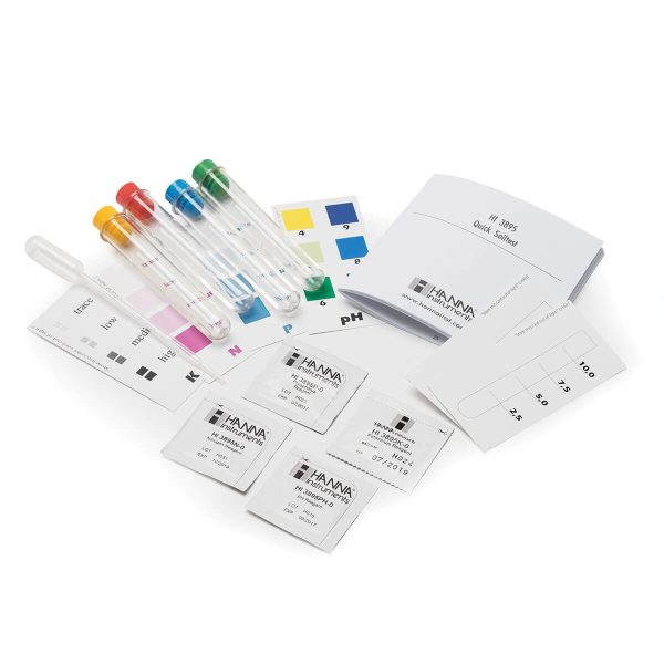 Kit químico de pruebas NPK para suelo (10 pruebas de cada uno) HANNA HI3895