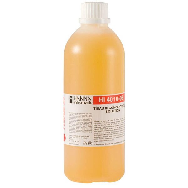 TISAB III para ISE de Fluoruro HANNA HI4010-06
