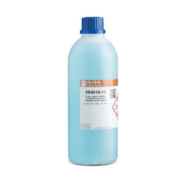Solución estándar de fluoruro de 10 ppm para ISE con TISAB II HANNA HI4010-10
