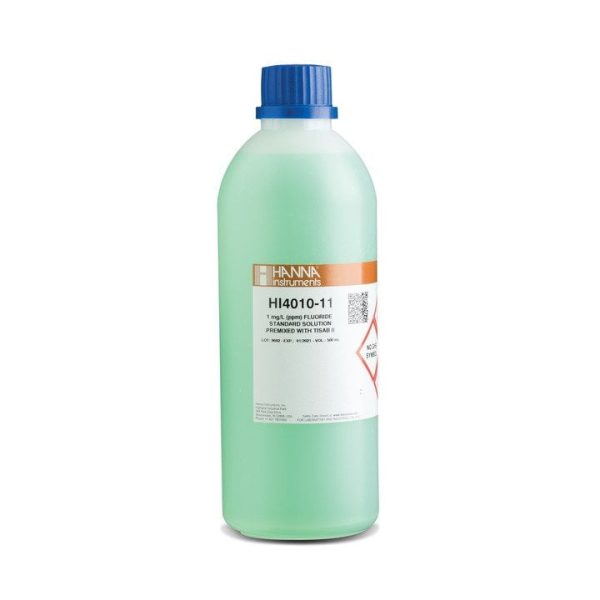 Solución estándar de fluoruro de 1 ppm para ISE con TISAB II HANNA HI4010-11