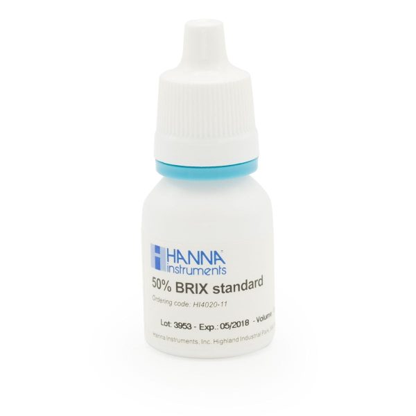 Solución estándar de 50% Brix (10 mL) HANNA HI4020-11