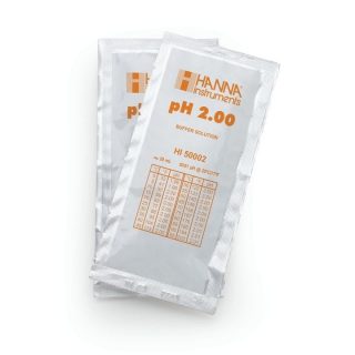 Sobres con solución de calibración técnica de pH 2.00 (25 x 20 mL) HANNA HI50002-02