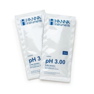 Sobres con solución de calibración técnica de pH 3.00 (25 x 20 mL) HANNA HI50003-02