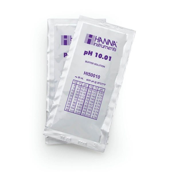 Sobres con solución de calibración técnica de pH 10.01 (25 x 20 mL) HANNA HI50010-02