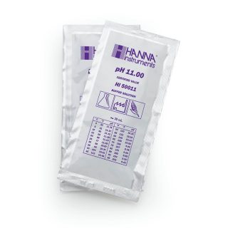 Sobres con solución de calibración técnica de pH 11.00 (25 x 20 mL) HANNA HI50011-02