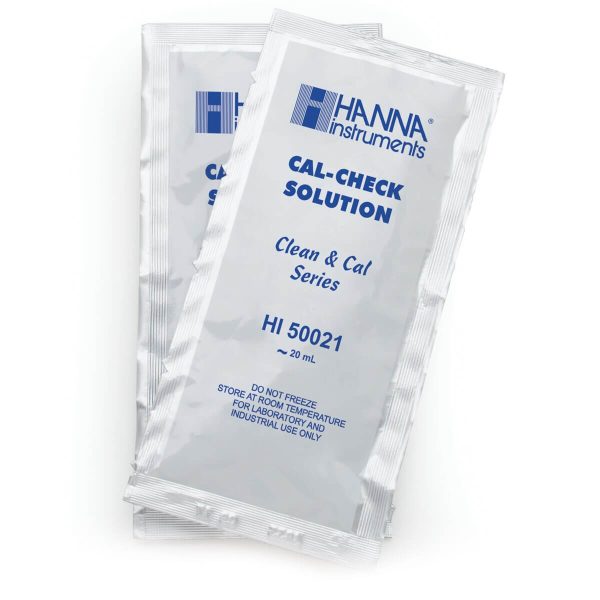 Sobres de solución de verificación de la calibración para el HI9813-6 (25 x 20 mL) HANNA HI50021P