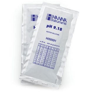 Sobres con solución de calibración técnica de pH 9.18 (25 x 20 mL) HANNA HI50091-02