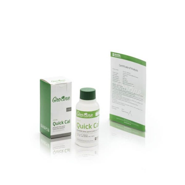 Solución GroLine de calibración rápida para calibración en un punto de pH/CE, 120 mL HANNA HI5036-012