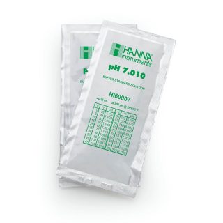 Sobres de estándar de calibración milesimal pH 7.010 @ 25 °C, (25 x 20mL) HANNA HI60007-02