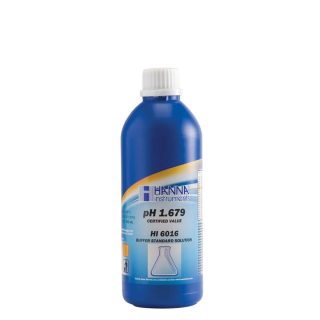 Solución de calibración milesimal de pH 1.679, 500 mL HANNA HI6016