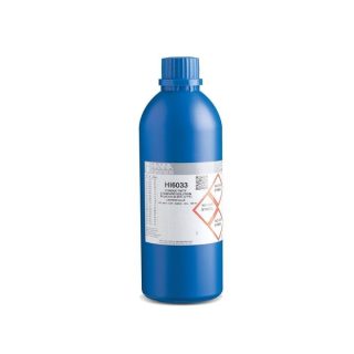 Solución estándar de conductividad de 84 µS/cm en frasco opaco (500mL) HANNA HI6033