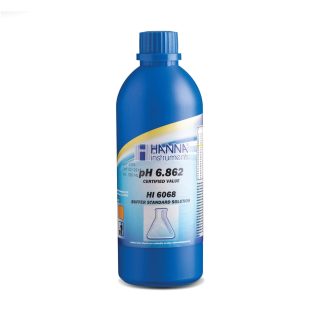 Solución de calibración milesimal pH 6.862 @ 25 °C, 500 mL HANNA HI6068