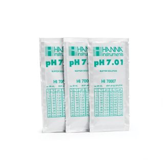 Sobres con solución de calibración de pH 7.01 (25 pzas. de 20 mL) HANNA HI70007P