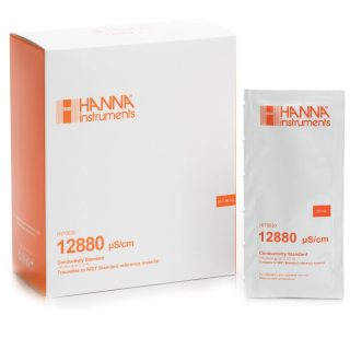 Solución estándar de conductividad de 12,880 µS/cm (25 pzas. x 20mL) HANNA HI70030P