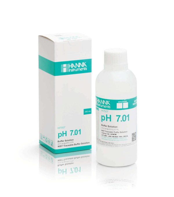 Solución de calibración de pH 7.01 (230 mL) HANNA HI7007M