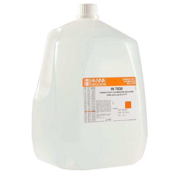 Solución estándar de conductividad de 1413 µS/cm (1 galón) HANNA HI7031/1G