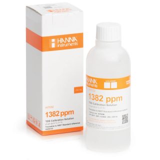 Solución estándar de TDS de 1382 mg/L (ppm) (frasco de 230 mL) HANNA HI7032M