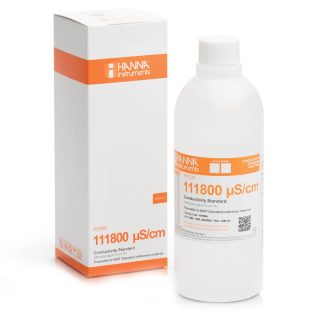 Solución estándar de conductividad de 111,800 µS/cm (frasco de 500 mL) HANNA HI7035L