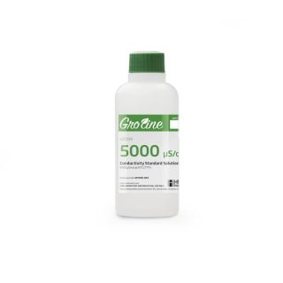 Estándar GroLine para conductividad de 5,000 µS/cm con con certificado (frasco de 120 mL) HANNA HI7039-012