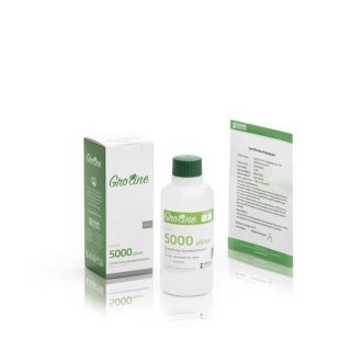 Estándar de GroLine para conductividad a 5,000 µS/cm con con certificado (frasco de 230mL) HANNA HI7039-023