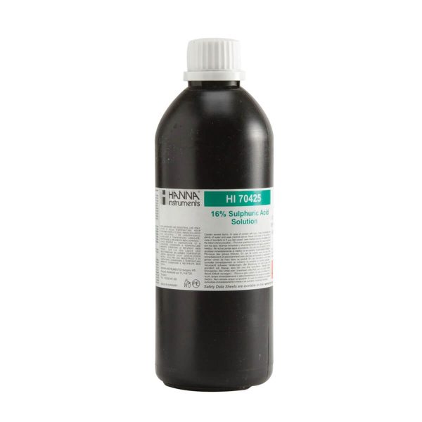 Reactivo de ácido sulfúrico al 16 %, 500 ml HANNA HI70425