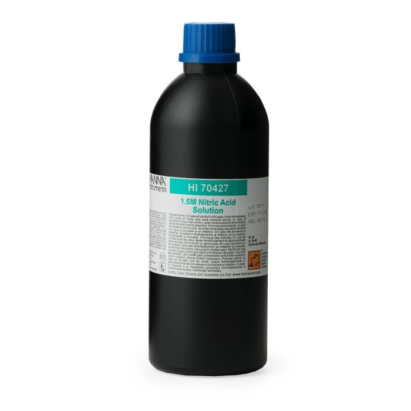 Solución de ácido nitrico 1.5M, 500 mL HANNA HI70427