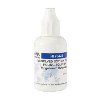 Solución electrolítica para sondas galvánicas, frasco de 30 mL HANNA HI7042S