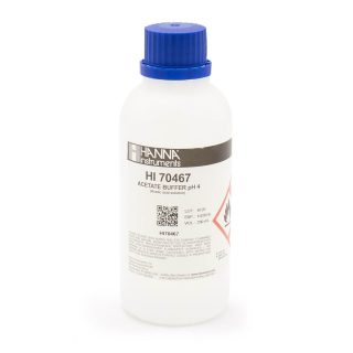 Buffer de acetato pH 4 (230 mL) HANNA HI70467