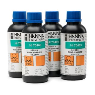 Solución estándar de yodo 0.00188N (4×250 mL) HANNA HI70469
