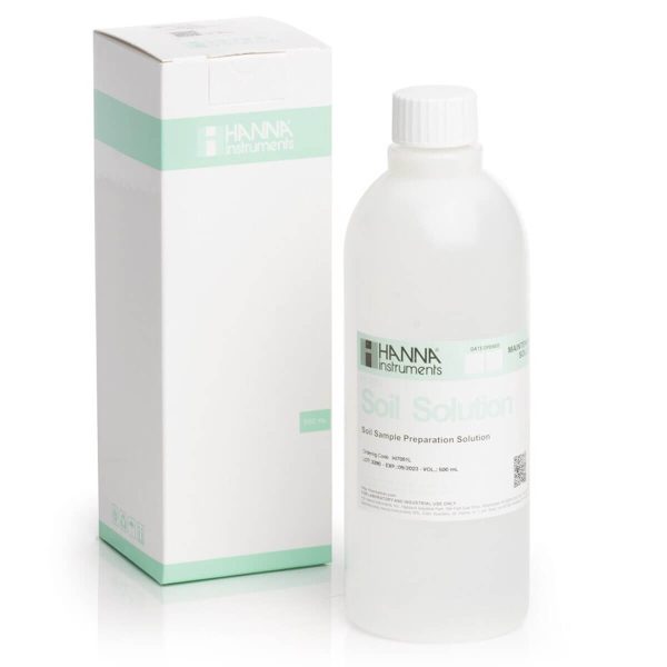 Solución de preparación de muestras de suelo, 500 mL. HANNA HI7051L