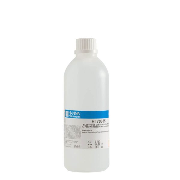 Solución de limpieza para depósitos de vino (vinificación), frasco de 500 mL HANNA HI70635L