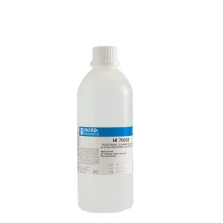 Solución de limpieza para depósitos de queso (industria alimentaria), frasco de 500 mL HANNA HI70642L