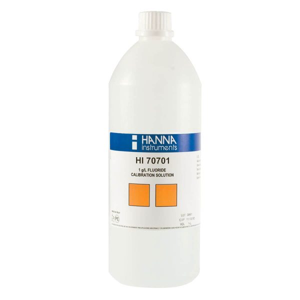 Solución estándar de fluoruro de 1 g/L (1 L) HANNA HI70701/1L