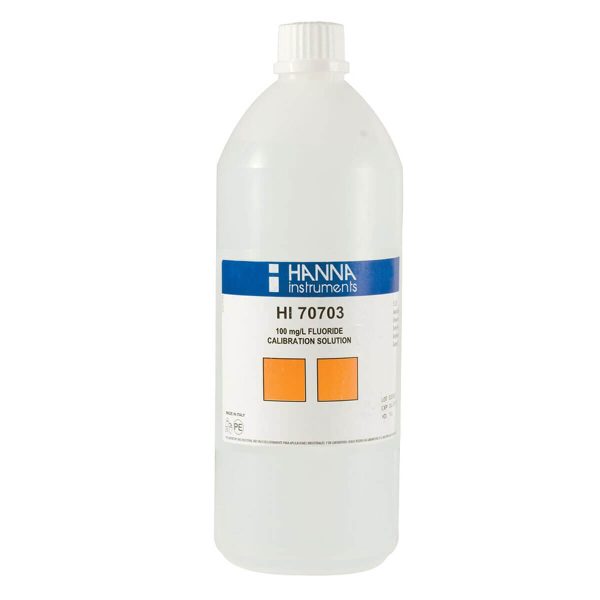 Solución estándar de fluoruro de 100 mg/L (500 mL) HANNA HI70703L