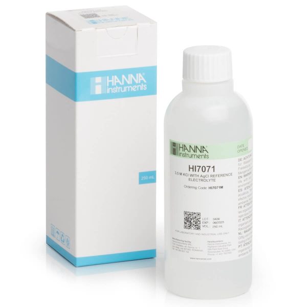 Soluciones de relleno de electrodos, 230 mL HANNA HI7071M